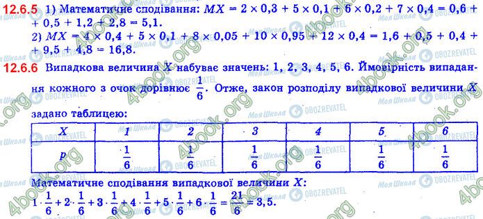 ГДЗ Алгебра 11 клас сторінка 12.6.5-12.6.6